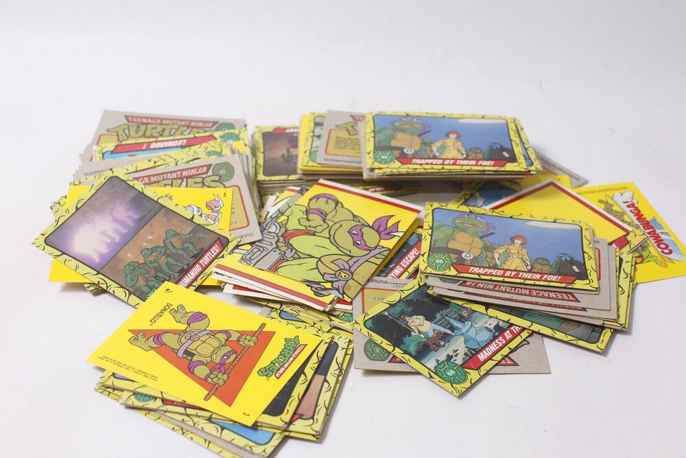 1980s TMNT Teenage Mutant Ninja Turtles Trading Cards Lot ~ 260817-WH 956